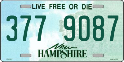 NH license plate 3779087