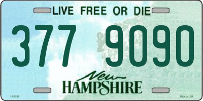 NH license plate 3779090