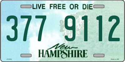 NH license plate 3779112