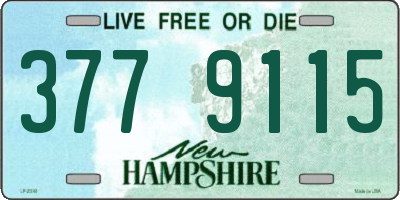 NH license plate 3779115
