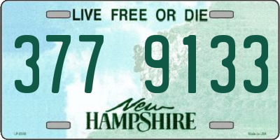 NH license plate 3779133