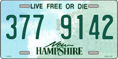 NH license plate 3779142