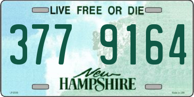 NH license plate 3779164