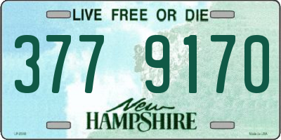 NH license plate 3779170