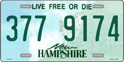 NH license plate 3779174