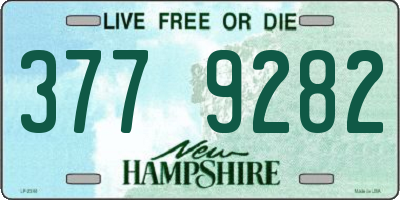 NH license plate 3779282