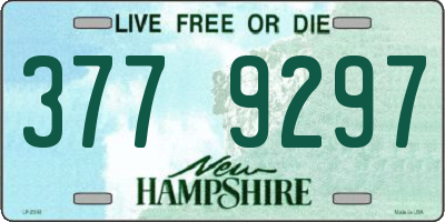 NH license plate 3779297