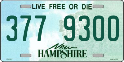 NH license plate 3779300