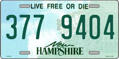 NH license plate 3779404