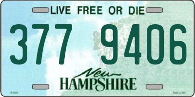 NH license plate 3779406