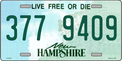 NH license plate 3779409