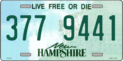 NH license plate 3779441
