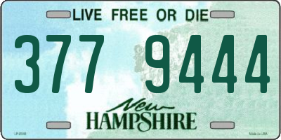 NH license plate 3779444