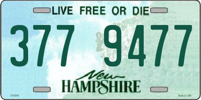 NH license plate 3779477