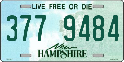 NH license plate 3779484