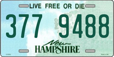 NH license plate 3779488