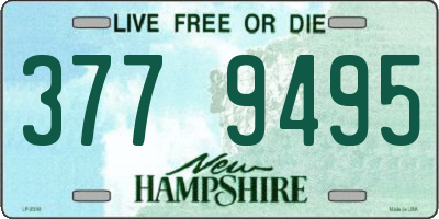 NH license plate 3779495