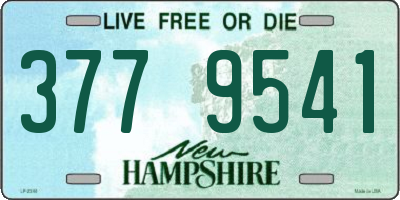 NH license plate 3779541