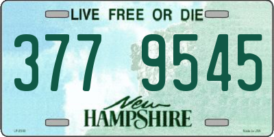 NH license plate 3779545