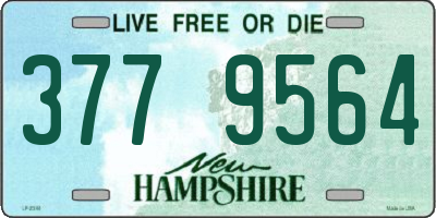NH license plate 3779564