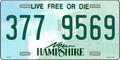 NH license plate 3779569