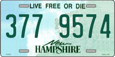 NH license plate 3779574