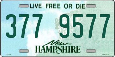NH license plate 3779577