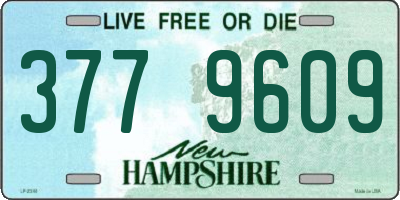 NH license plate 3779609