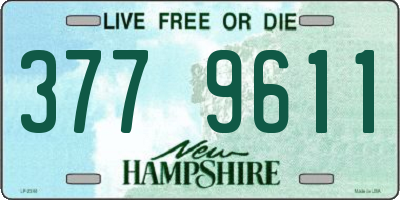 NH license plate 3779611