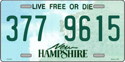 NH license plate 3779615