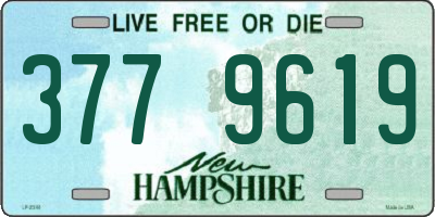 NH license plate 3779619