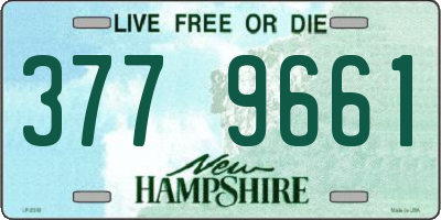 NH license plate 3779661