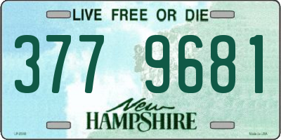 NH license plate 3779681