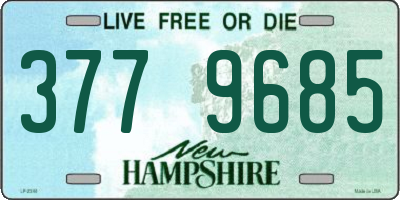 NH license plate 3779685