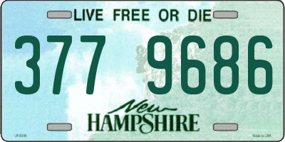 NH license plate 3779686