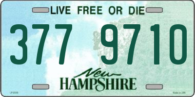 NH license plate 3779710