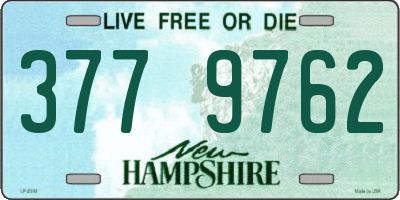 NH license plate 3779762
