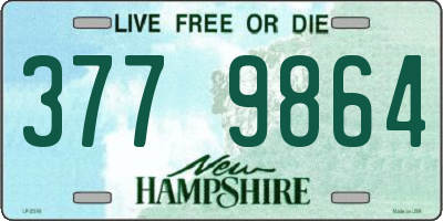 NH license plate 3779864