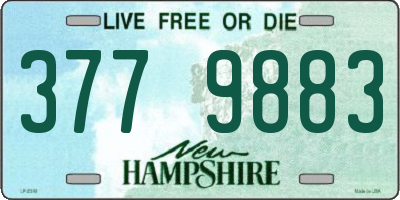 NH license plate 3779883