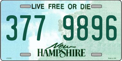 NH license plate 3779896