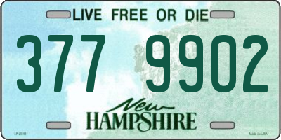 NH license plate 3779902