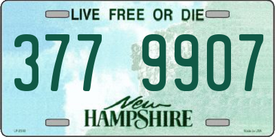 NH license plate 3779907