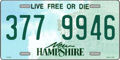 NH license plate 3779946