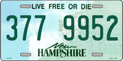 NH license plate 3779952
