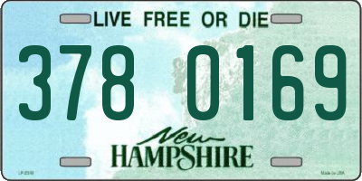 NH license plate 3780169
