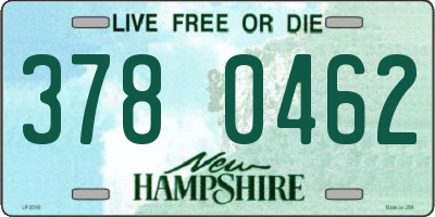 NH license plate 3780462