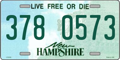 NH license plate 3780573