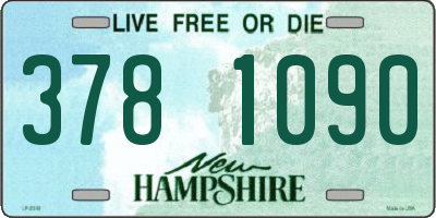 NH license plate 3781090
