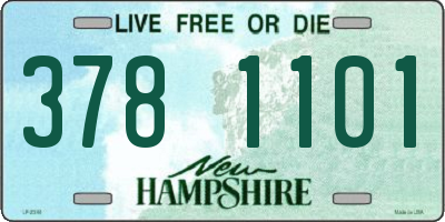 NH license plate 3781101