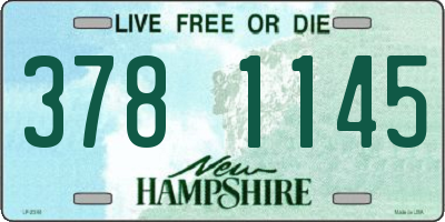 NH license plate 3781145